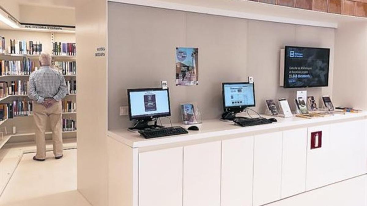 Biblioteca Joan Maragall, en Sant Gervasi.