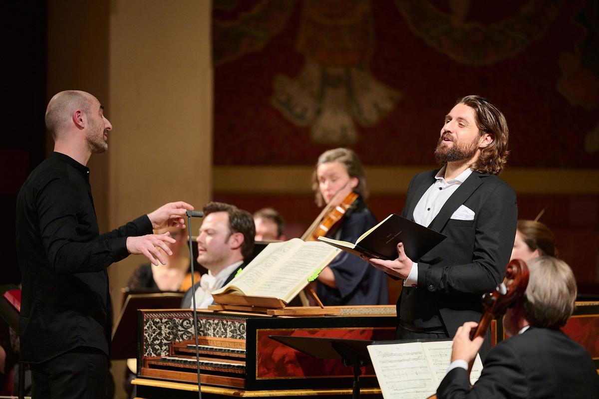 El barítono Konstantin Krimmel en el concierto Pasión según San Juan en el Palau de la Música, a 6 de marzo de 2026