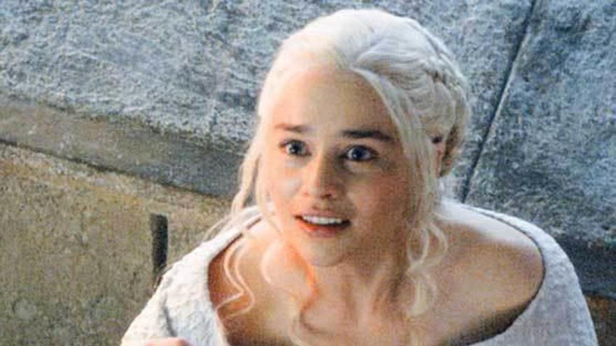 Emilia Clarke en el papel de Daenerys Targaryen.
