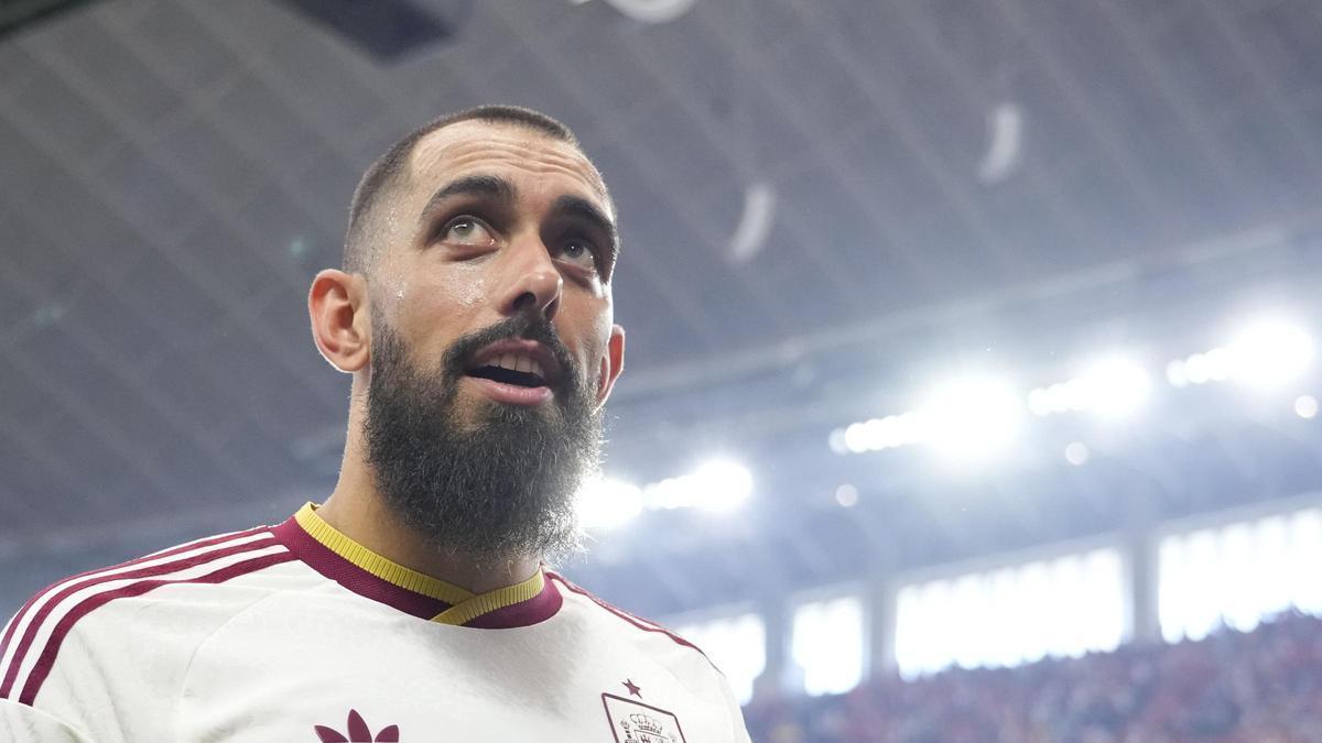 Borja Iglesias debutó con la selección ante Portugal