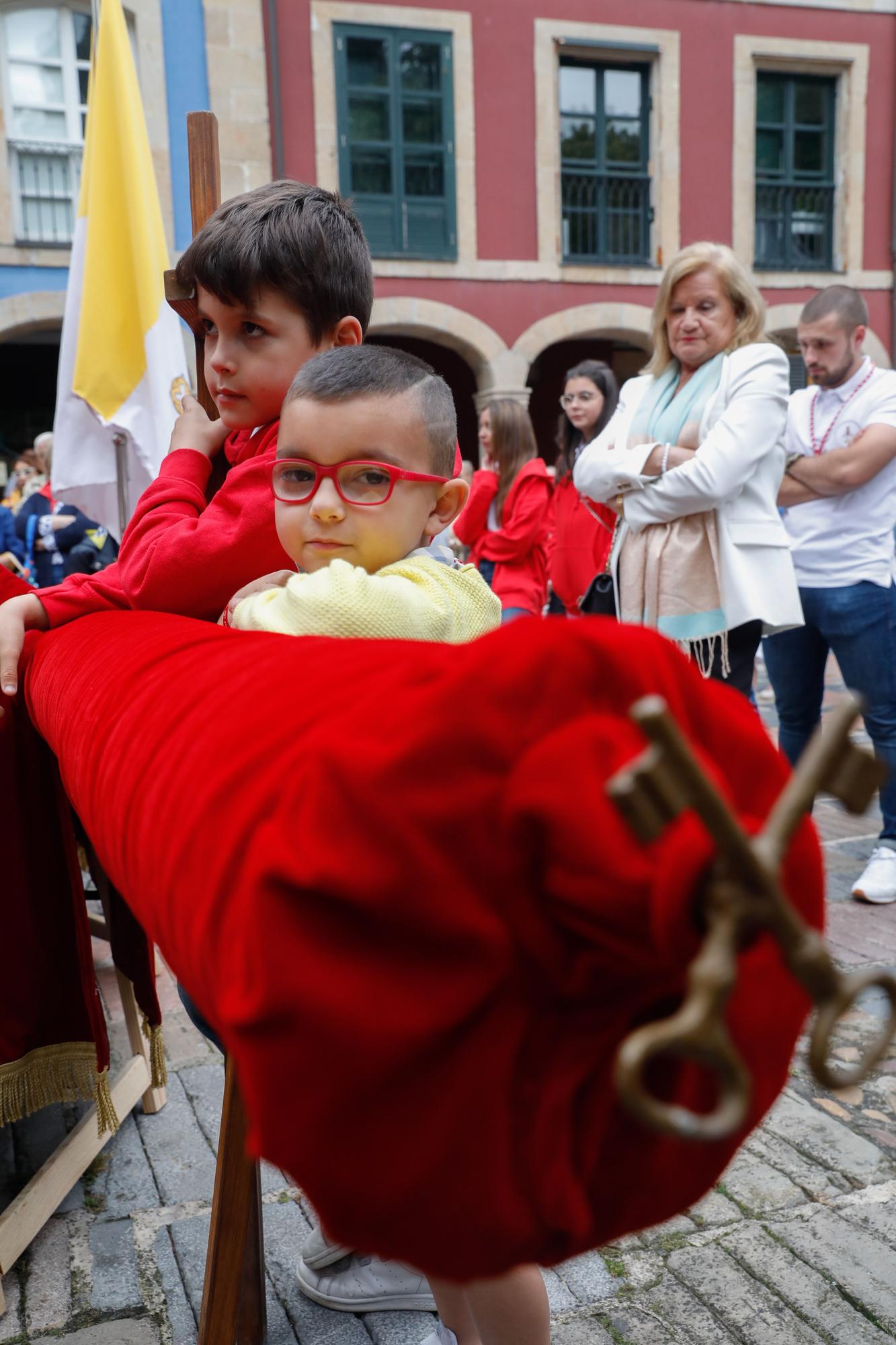 El regreso de la procesión de San Pedro en Rivero