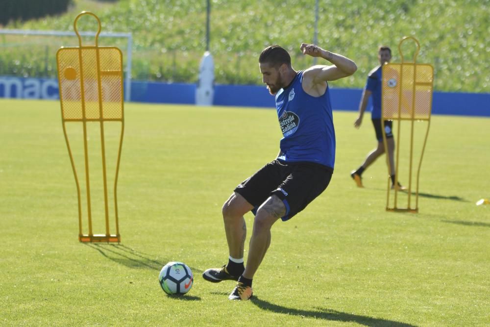 Entrenamiento del Deportivo 2 de agosto