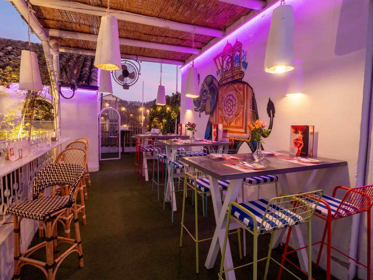 Terraza del Horno de San Luis.