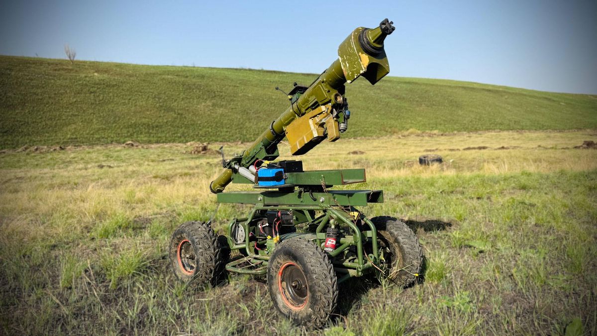 'Alicha', el robot terrestre 'low cost' inventado por Ucrania para "salvar vidas de soldados" en la primera línea del frente