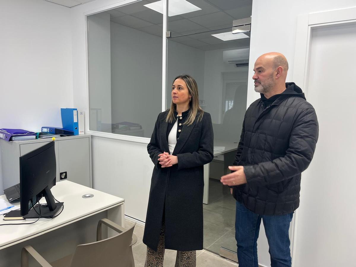 Visita a las nuevas oficinas administrativas del Paratge de Sant Josep.