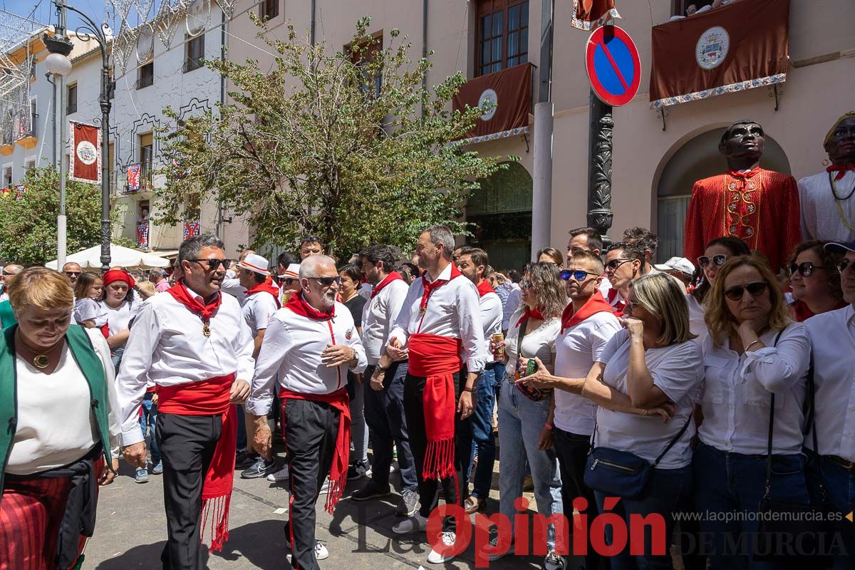 Moros y Cristianos en la mañana del dos de mayo en Caravaca