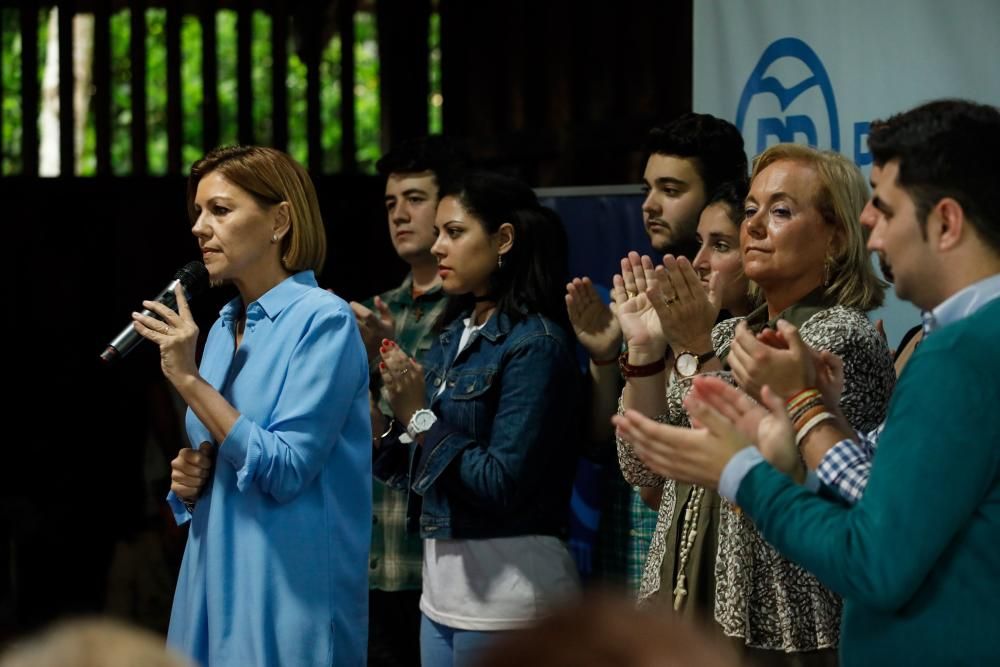 Espicha del PP en Gijón con Dolores de Cospedal