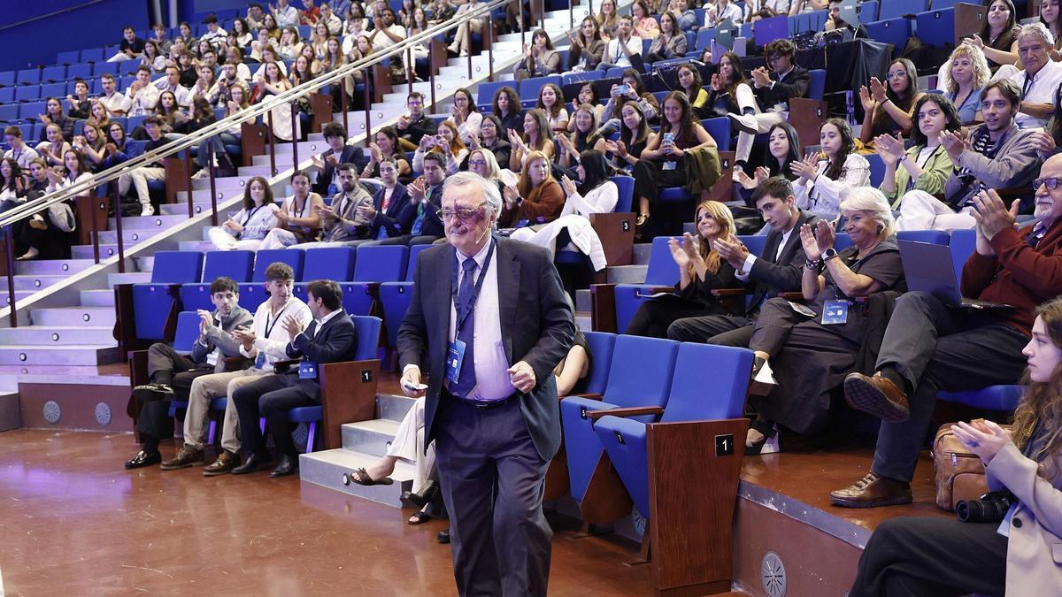 Mariano Barbacid, uno de los mayores expertos en investigación oncológica, fue uno de los ponentes de la primera edición del Congreso Internacional de Medicina Clínica en Santiago.