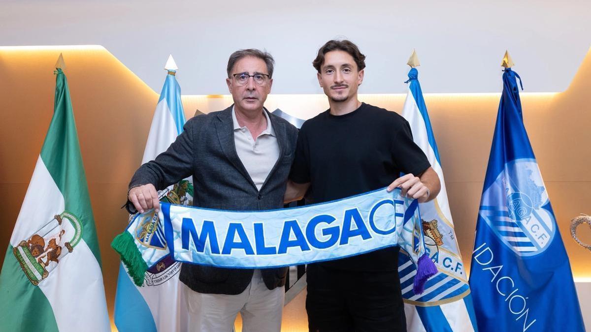 Pablo Martínez, nuevo fichaje del Málaga CF.