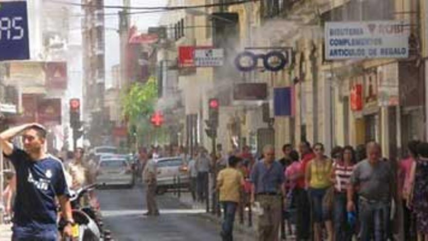 Las obras en el casco antiguo de Badajoz obligan a reordenar el tráfico