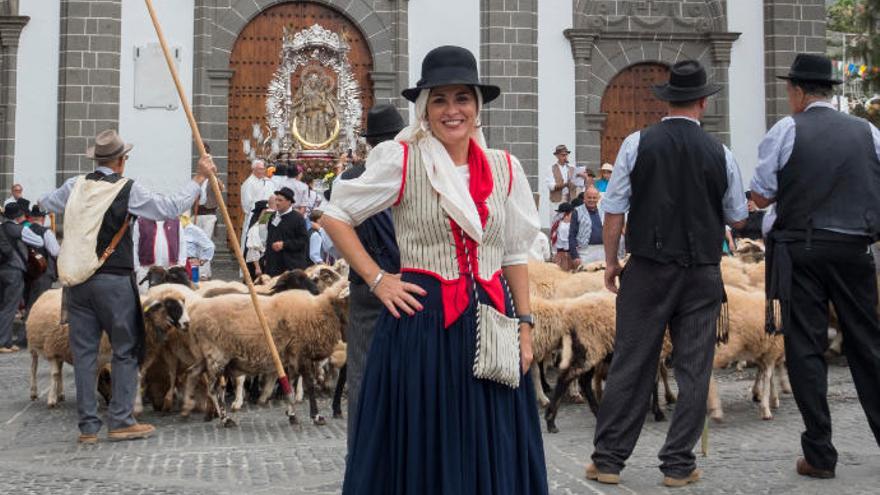 Carolina Daria en las Fiestas del Pino.