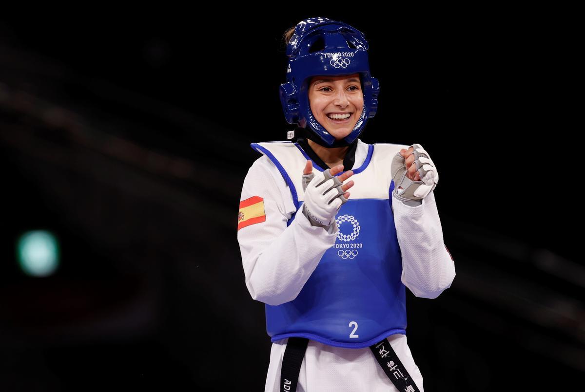 Adriana Cerezo tras su pase a la final en Tokio 2020.