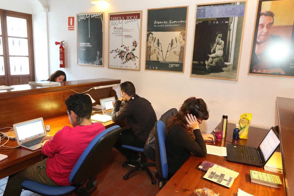 Visita del consejero de Cultura a la Fundación Gala