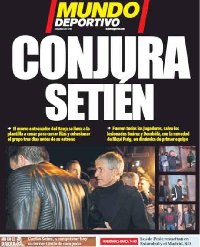 Las portadas del día en la prensa deportiva