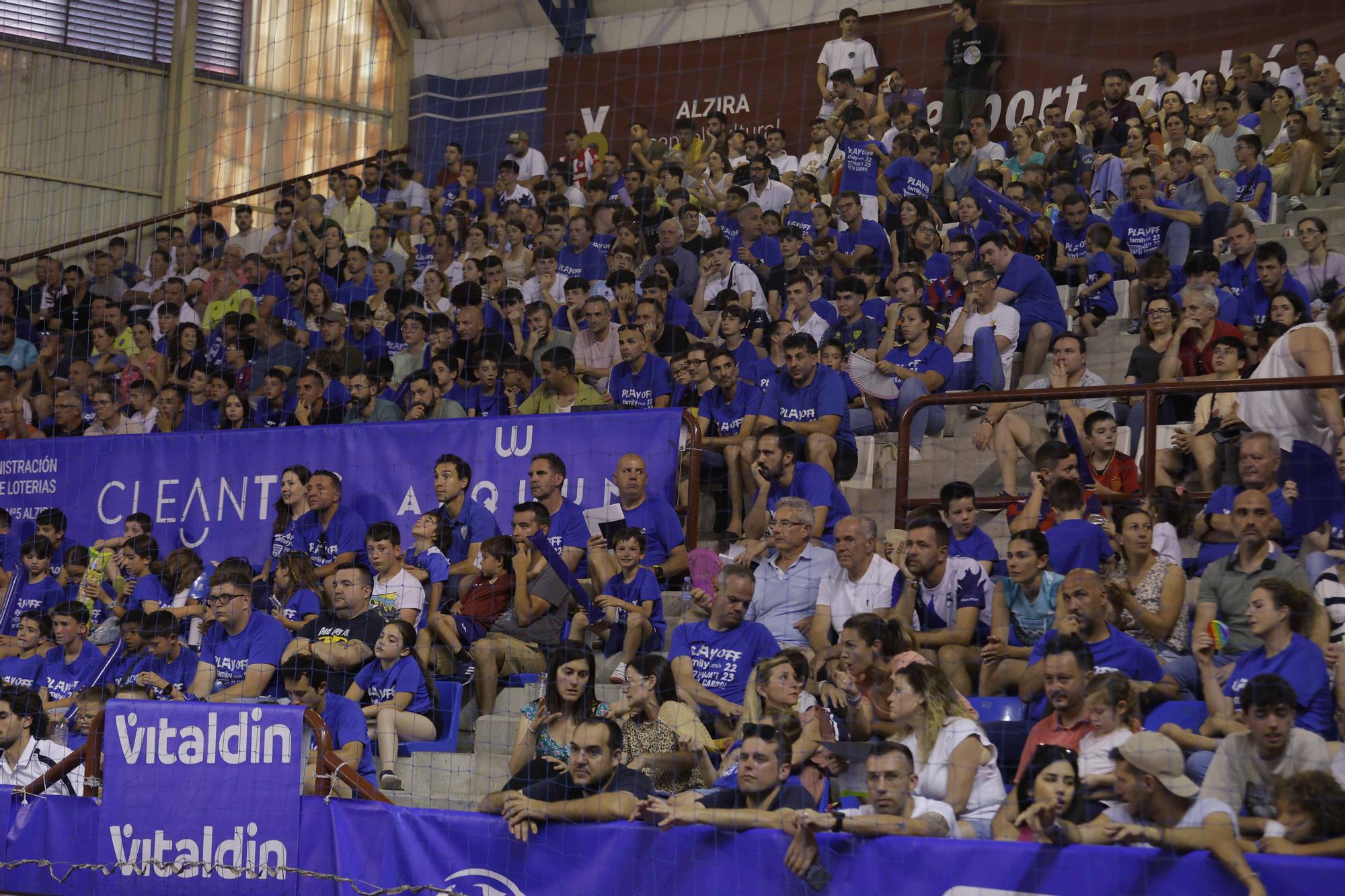 Partido de ascenso a primera entre el Alzira y Burela FS de fúbol sala