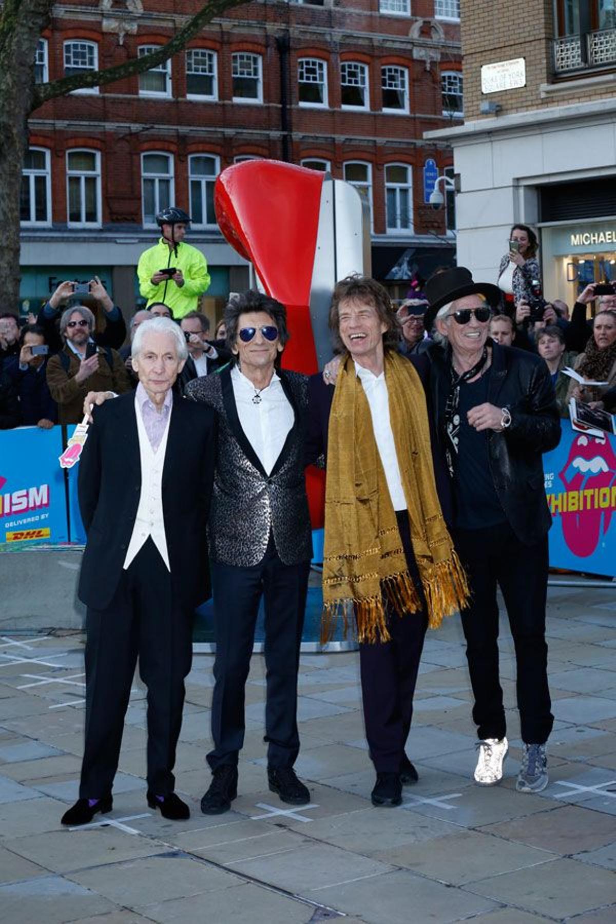 Los Rolling Stones en su primera exposición internacional