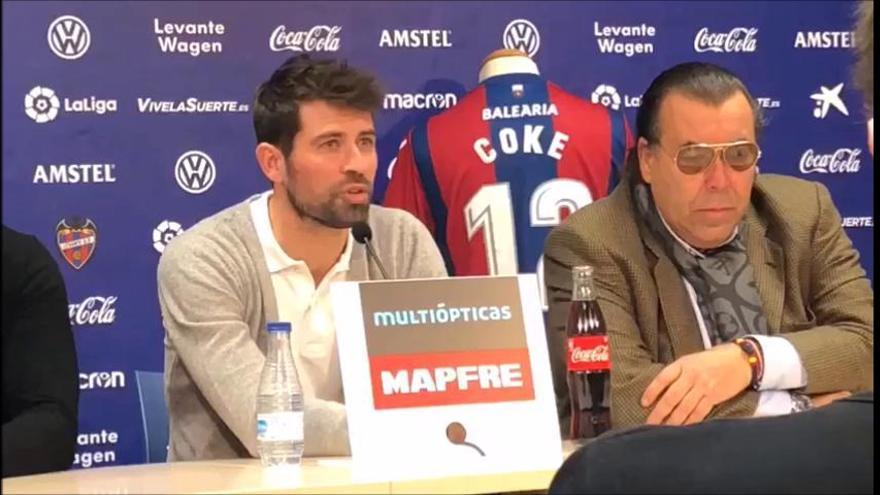 Presentación de Coke como jugador del Levante UD