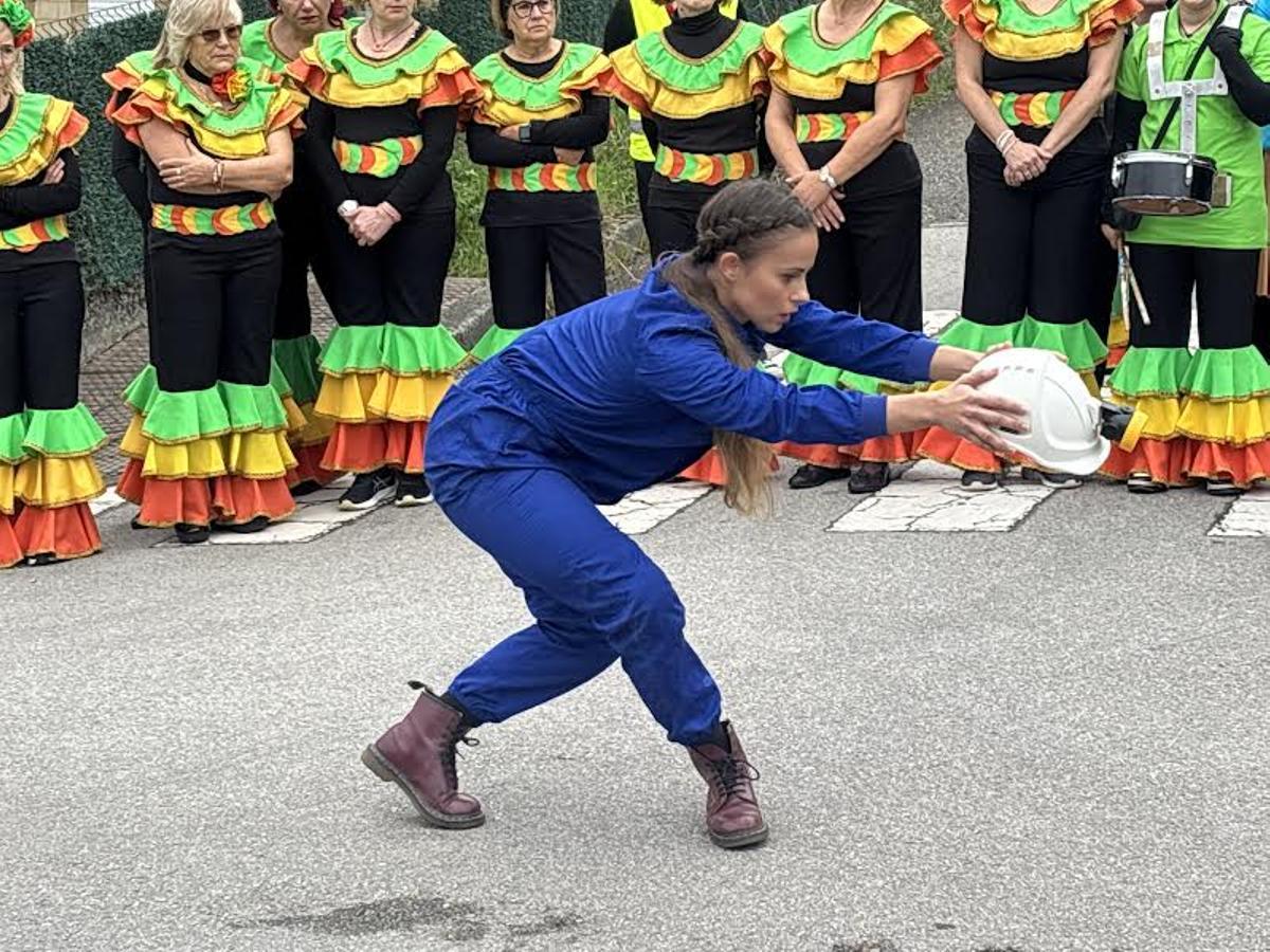 Borge, durante la danza.