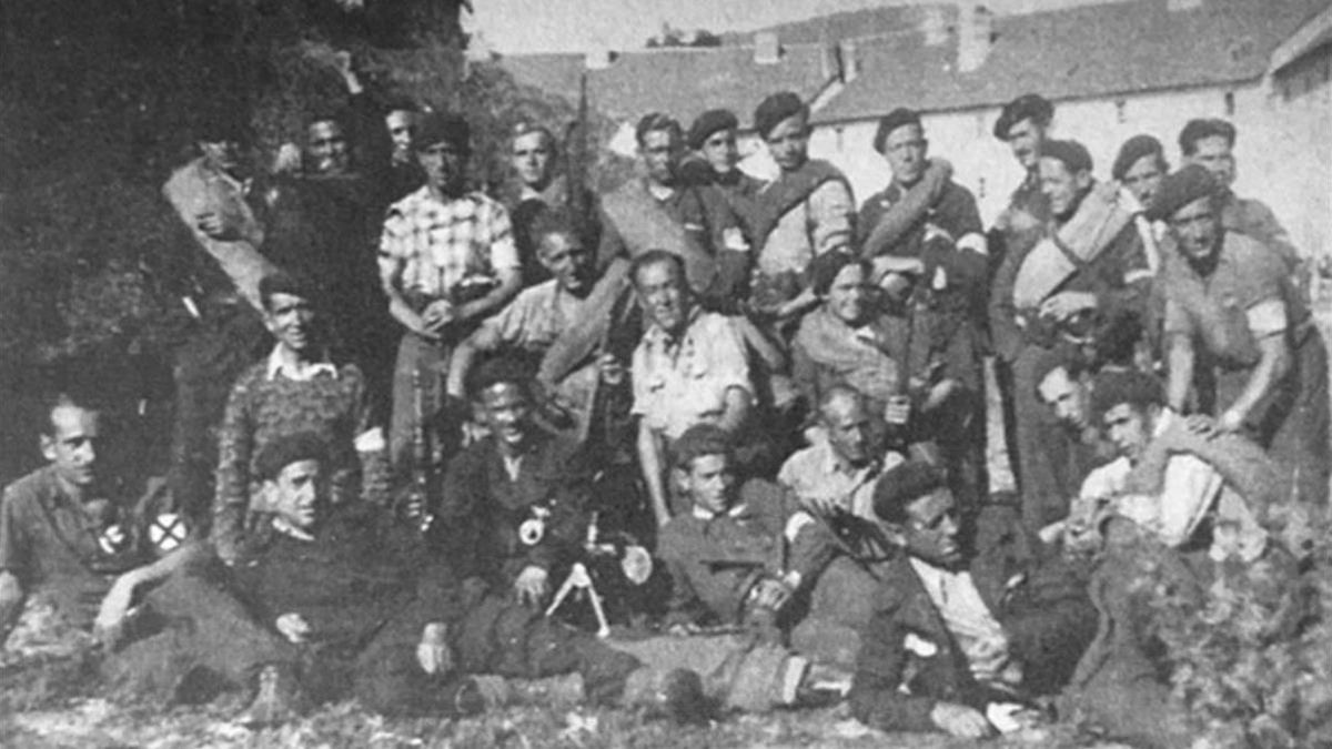 Guerrilleros españoles de La Madeleine, entre ellos una mujer de la que se ignora el nombre, claves dentro de la resistencia francesa contra los nazis.