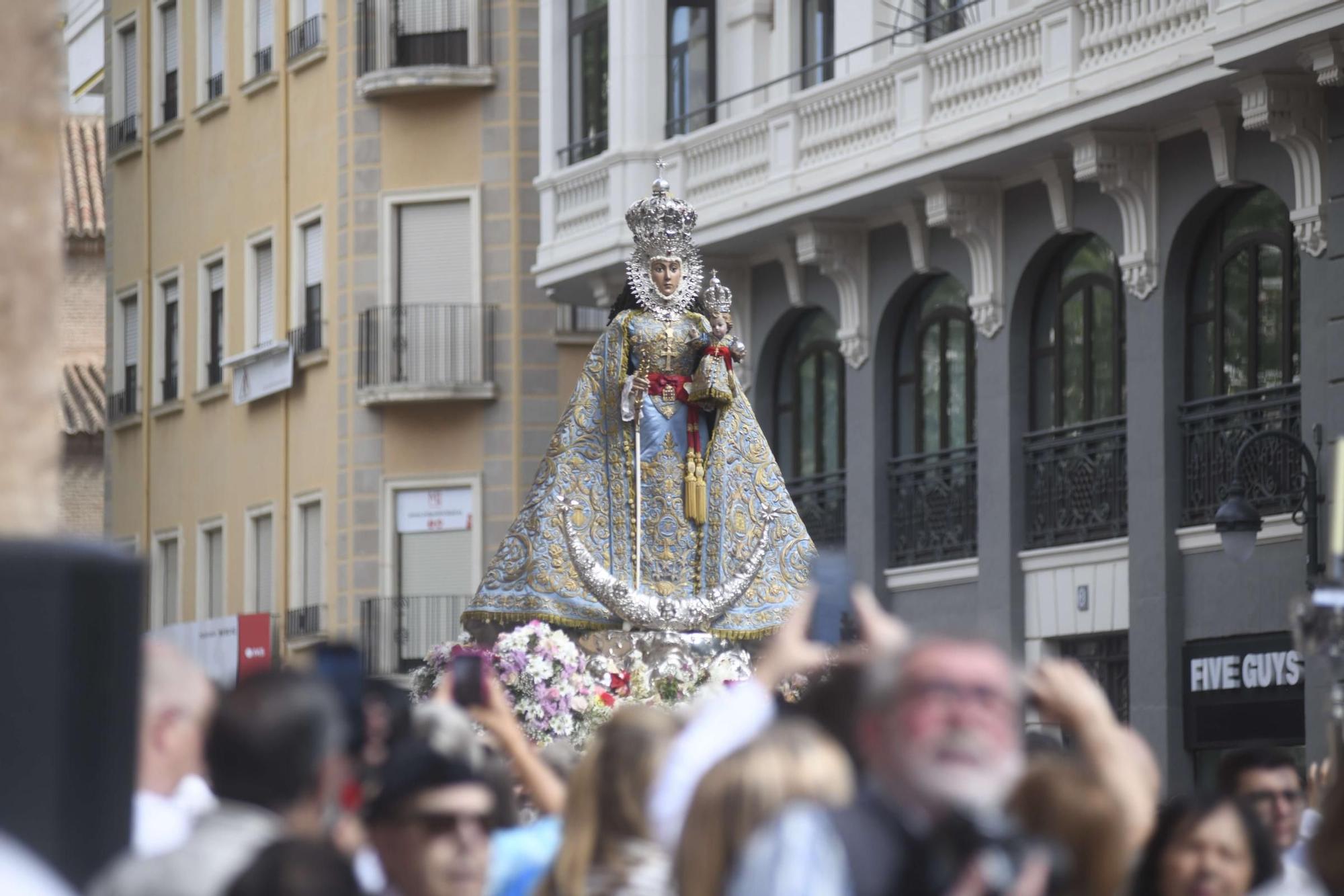 Misa huertana y procesión con la Virgen de la Fuensanta en el Bando de la Huerta