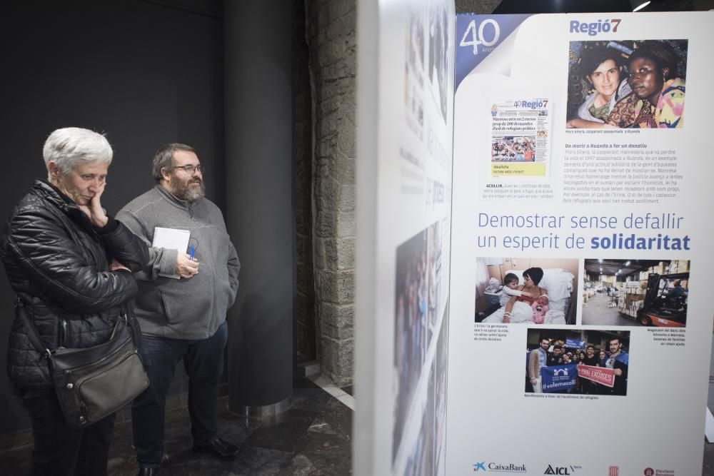 Regió7 exhibeix a Manresa 40 anys de compromís amb