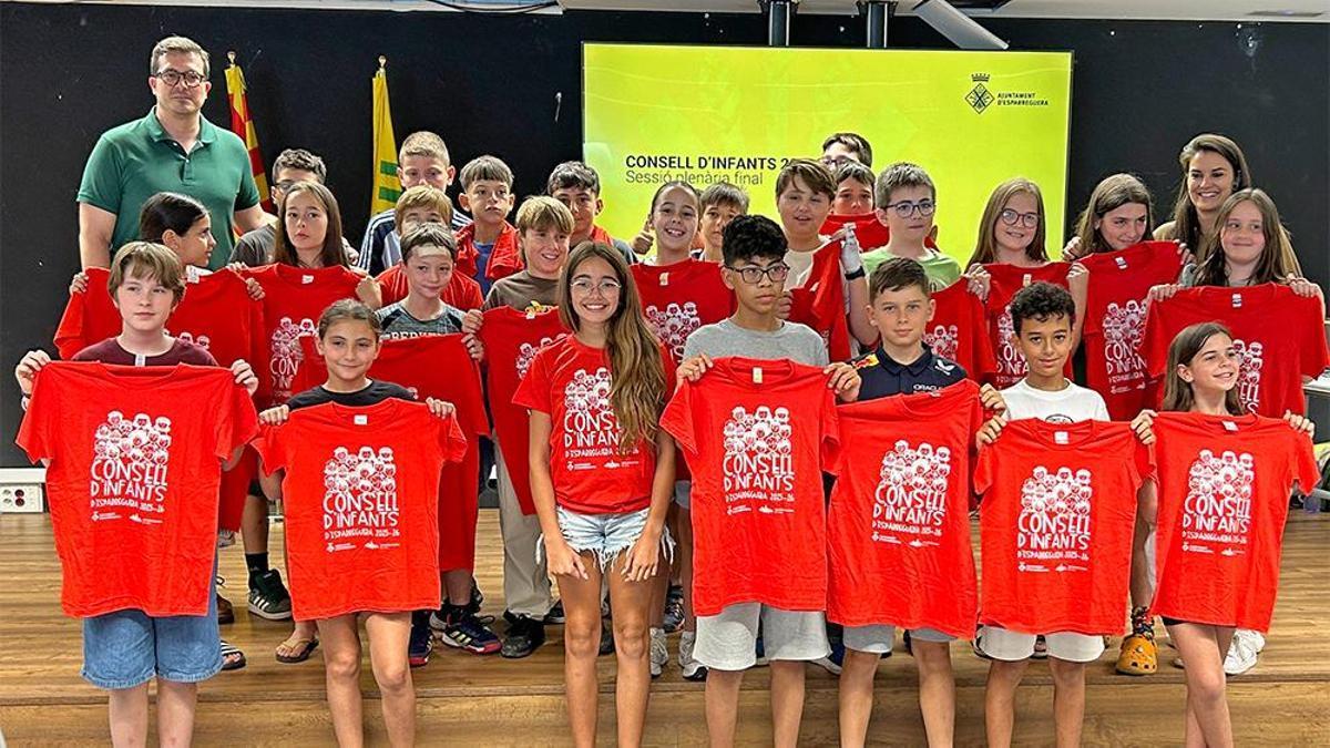 Els membres del Consell d'Infants d'Esparreguera del curs 2025/26