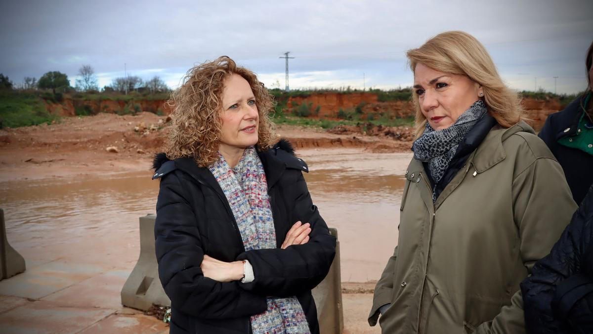 Camarero y Folgado visitan la confluencia de l'Horteta y el Poyo.