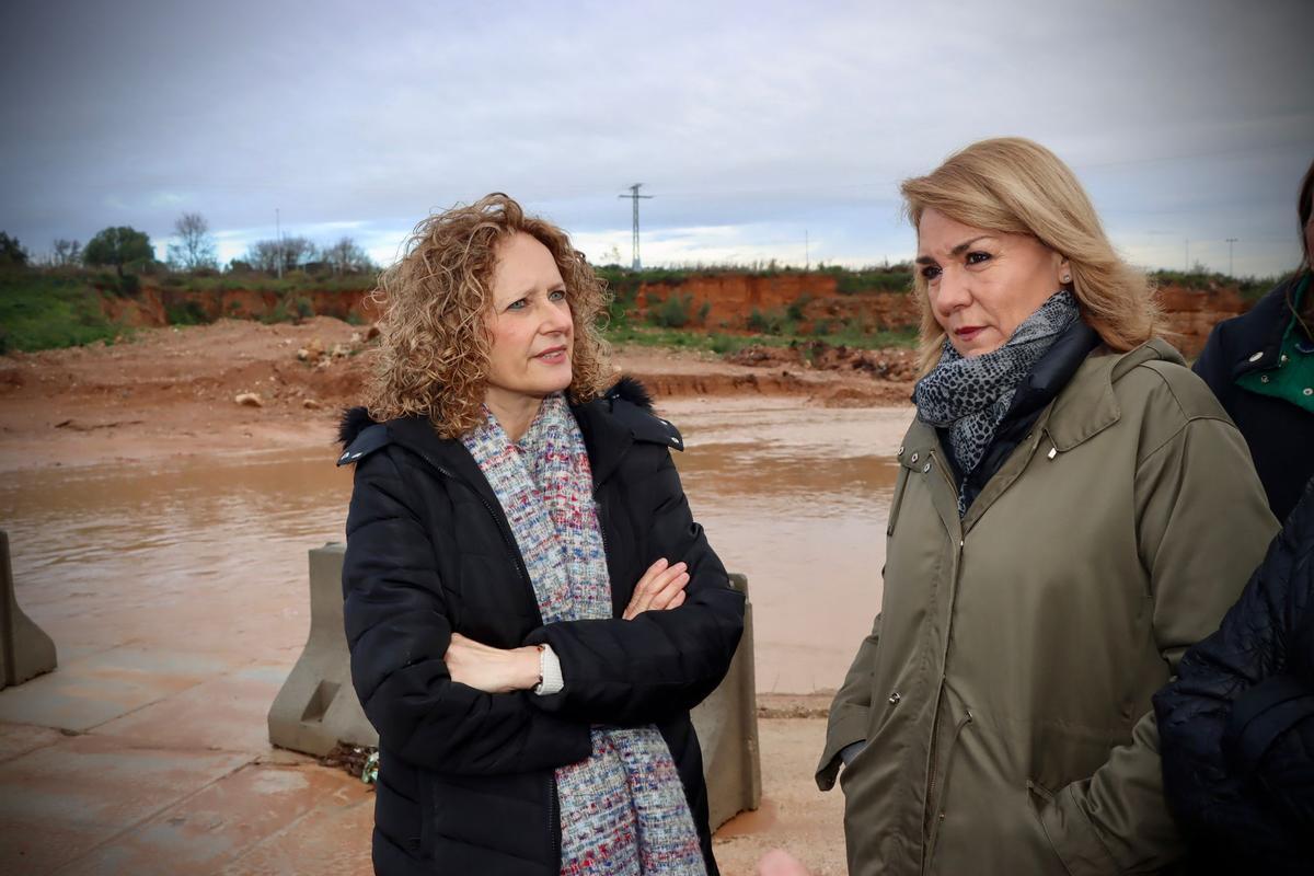 Camarero y Folgado visitan la confluencia de l'Horteta y el Poyo.