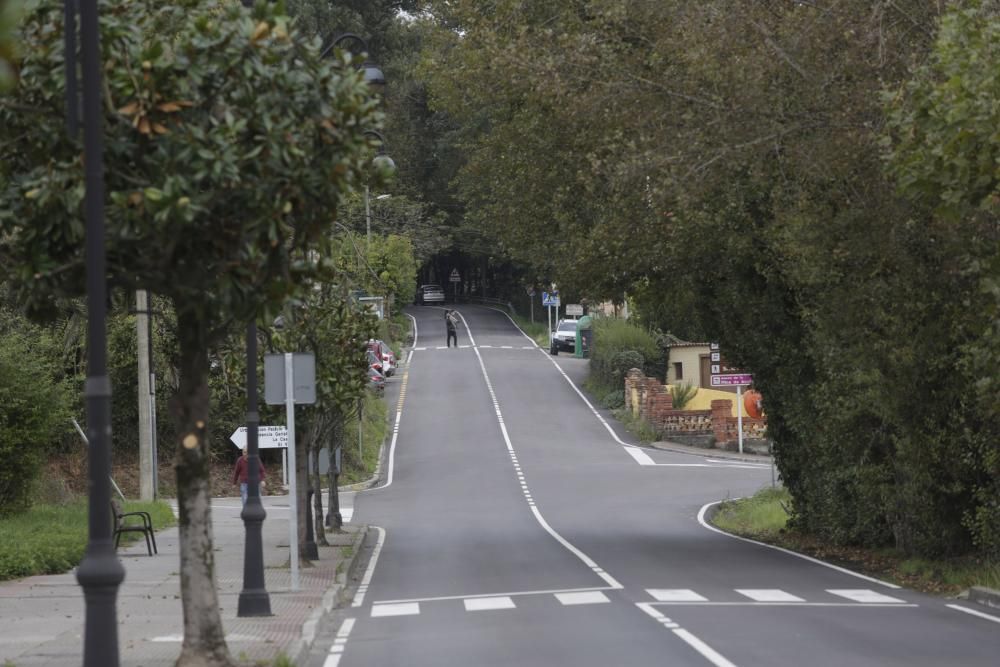 Lugar donde se produjo el accidente mortal anoche.