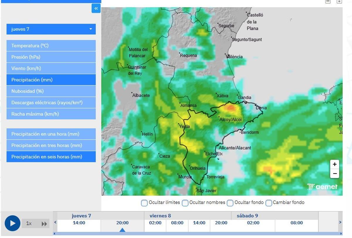 Valencia y Alicante en aviso naranja por fuertes tormentas y lluvias — image 6