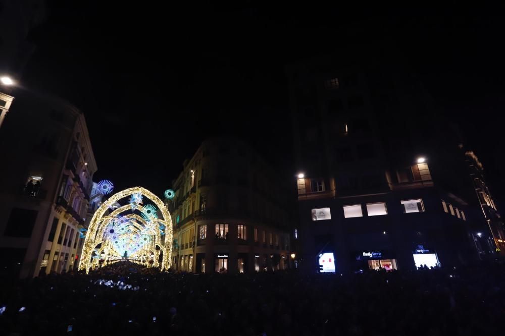 Encendido de las luces de Navidad de Larios en Málaga