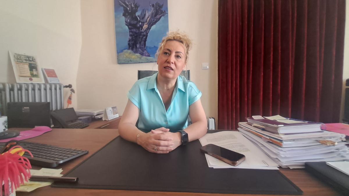 Gemma Álvarez, en su despacho.
