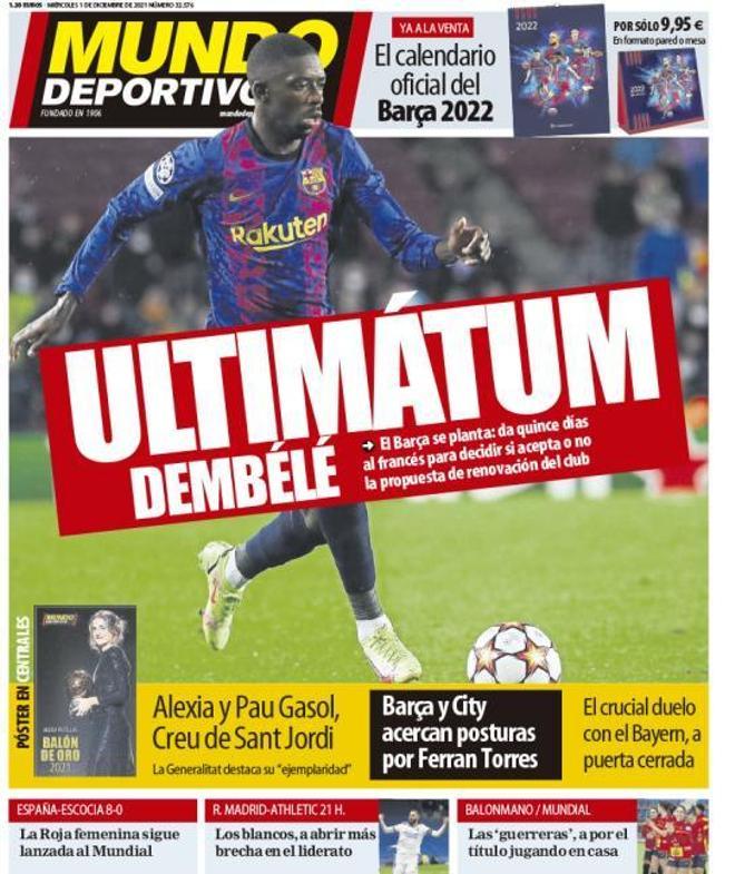 Las portadas de la prensa deportiva de hoy