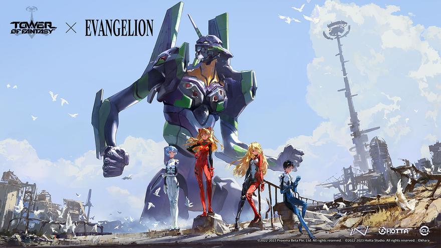 Prepárate para la llegada de la primera colaboración entre Tower of Fantasy y Evangelion