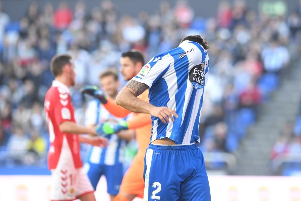 El Dépor no pasa del empate ante el Nàstic