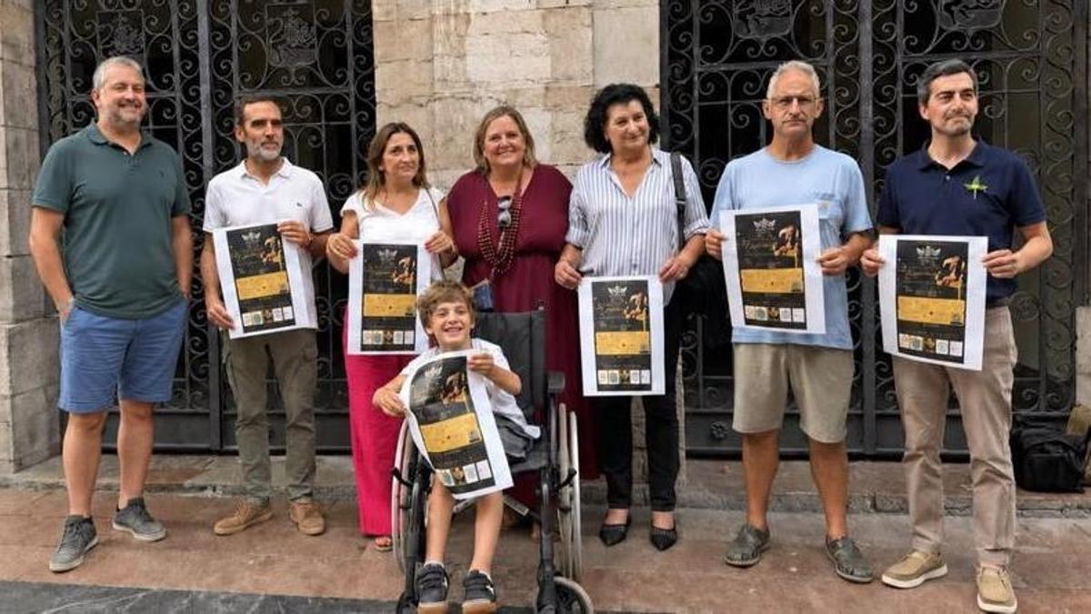Presentación de la cena benéfica.