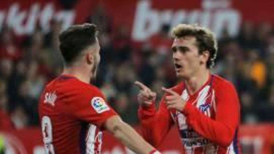 Griezmann fa una exhibició  al Pizjuán i l&#039;Atlètic demostra que no pretén rendir-se