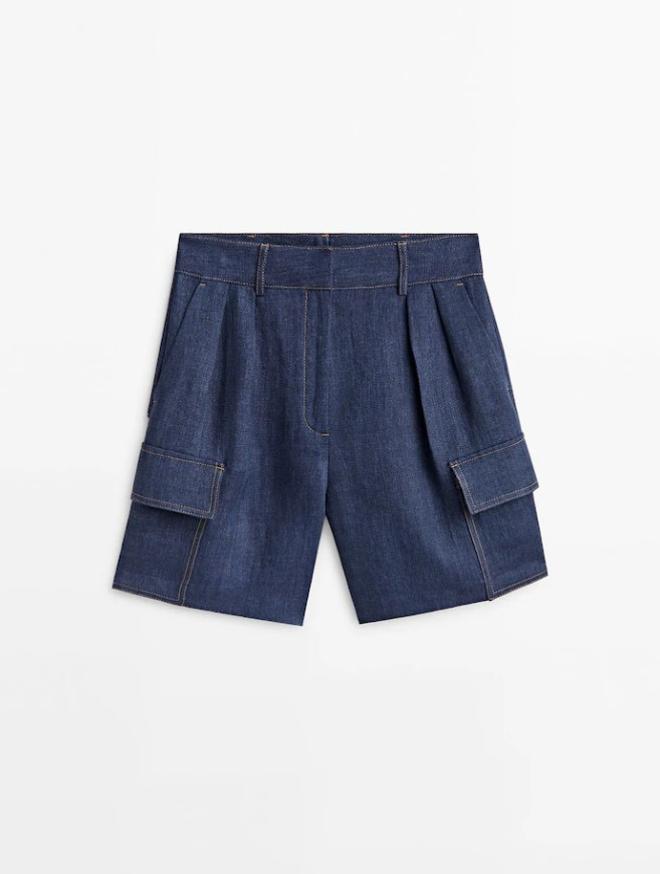 Pantalón 'denim' de Massimo Dutti