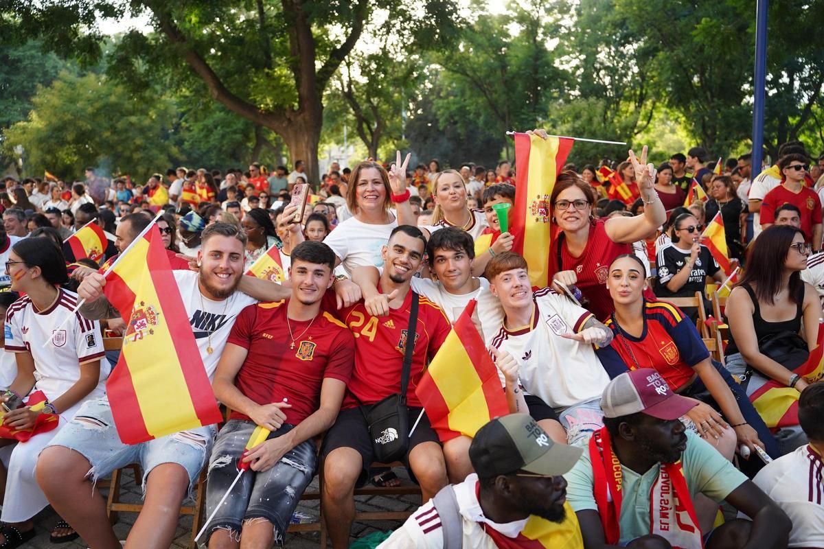 Así se vivió la segunda estrella del Mundial en Sevilla