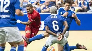Arriaga puede con todo. El hondureño, el mejor del Real Zaragoza en Oviedo. Las puntuaciones del partido.