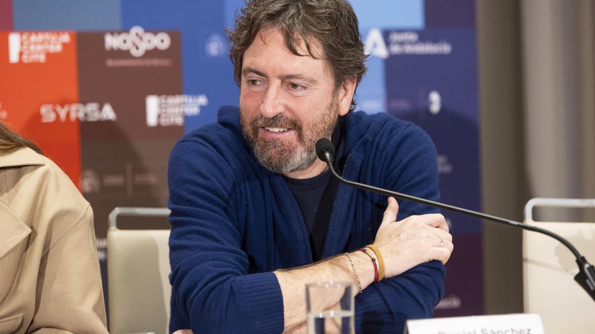 Daniel Sánchez Arévalo, durante la rueda de prensa en el Festival de Cine Europeo de Sevilla.