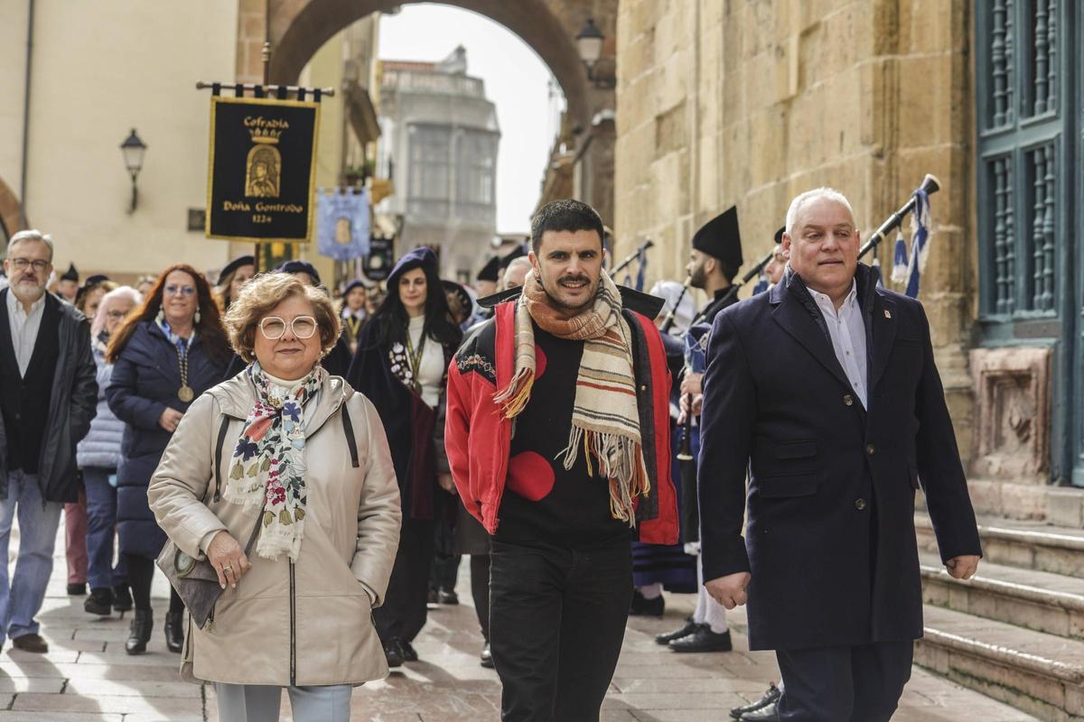 María Jesús Gil, Rodrigo Cuevas y Agustín Menéndez.