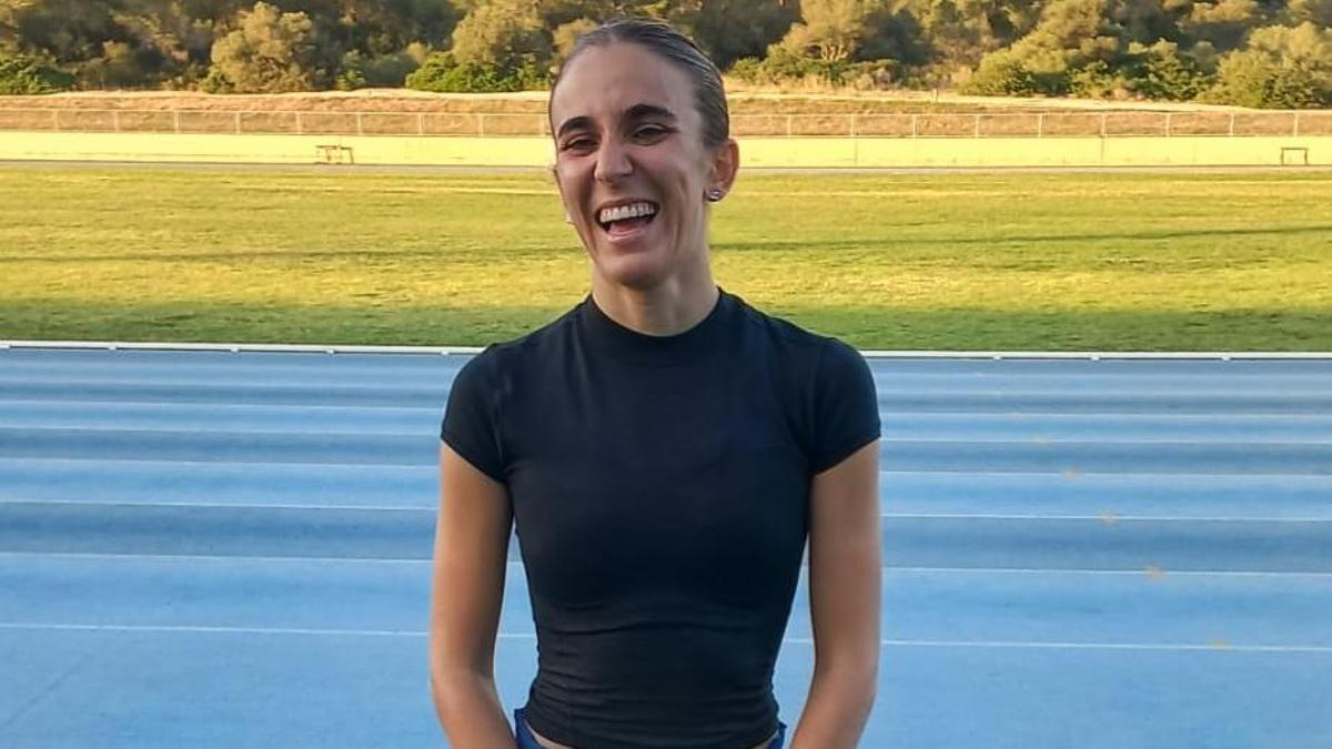 Daniela García posa para este diario, en Magaluf.