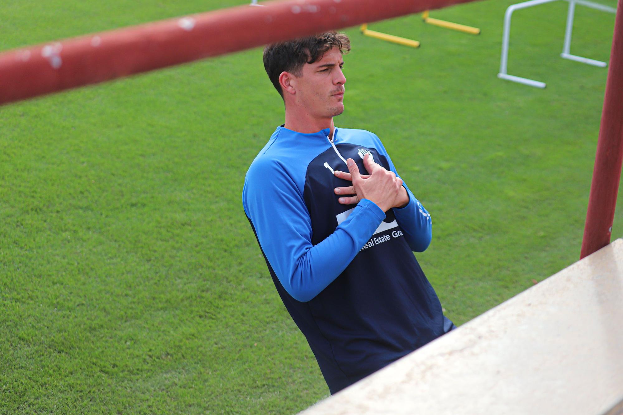 Primer entrenamiento de Machín como entrenador del Elche CF