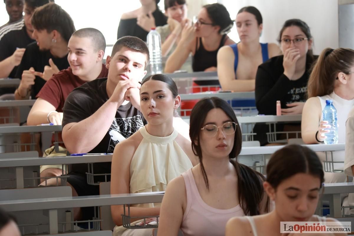 Primera jornada de la PAU en el campus de Espinardo