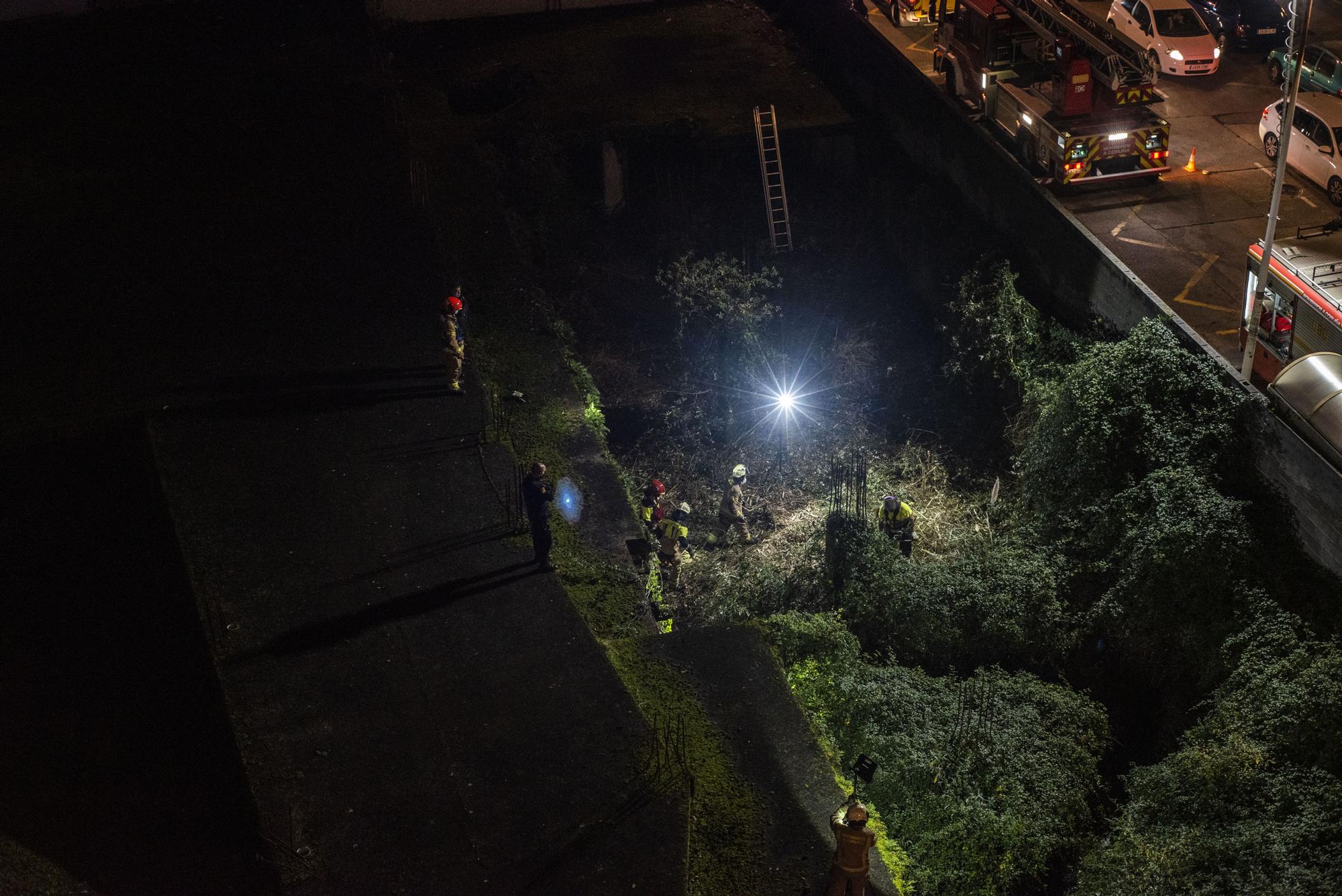 Falsa alarma en O Castrillón tras el aviso por una bolsa que se movía