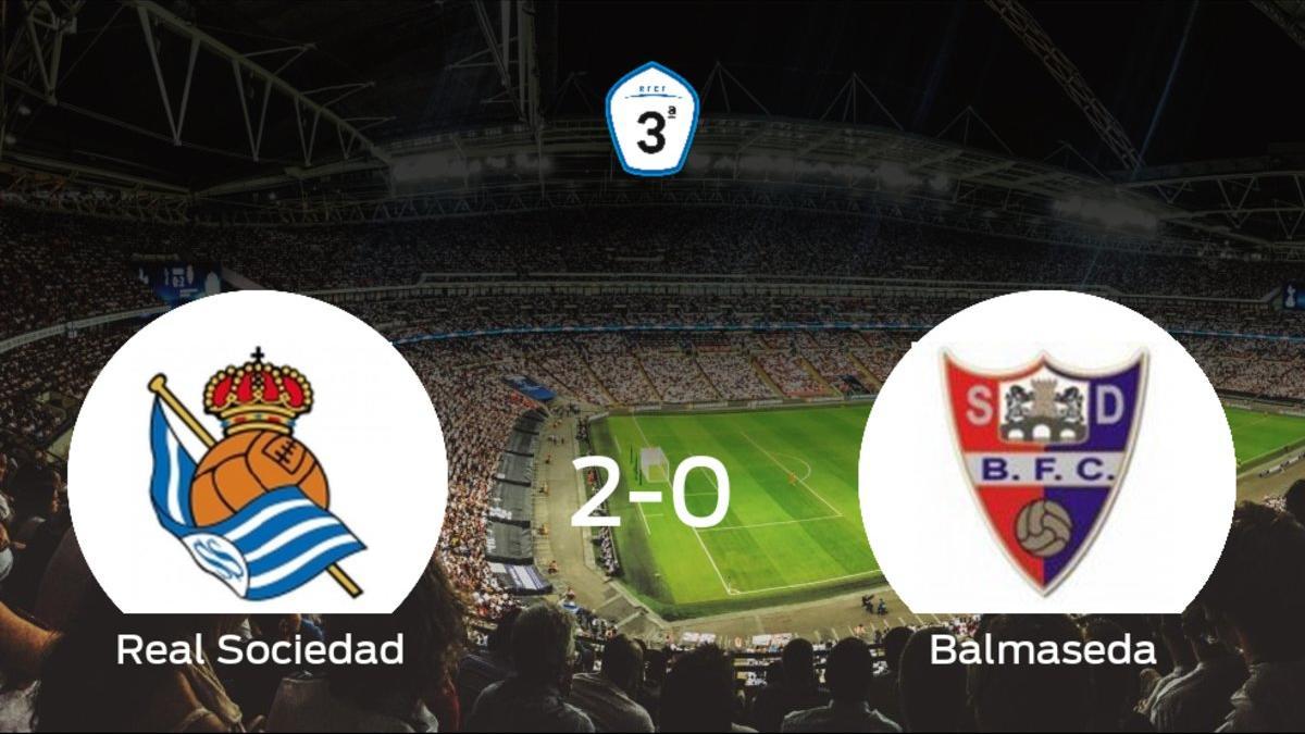 Tres puntos para el equipo local: Real Sociedad C 2-0 Balmaseda