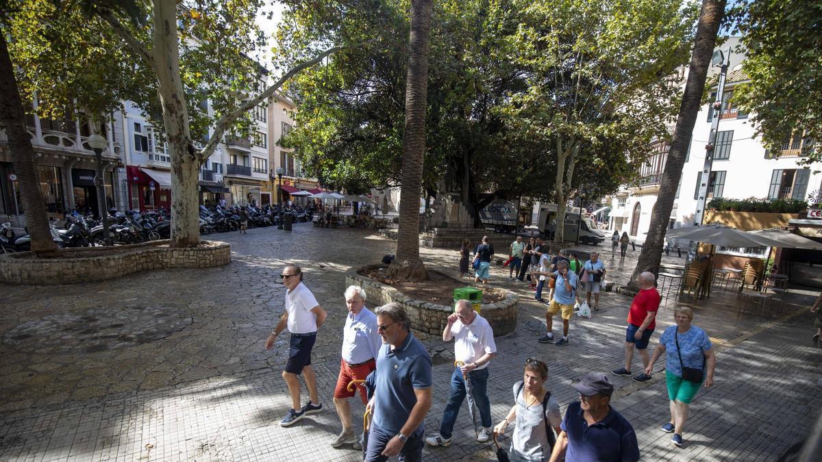 Las obras de reforma de la plaza Mercat y la calle Unió durará veinte meses.