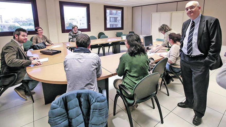 Miguel Deyá presidió la mesa sectorial de ayer.