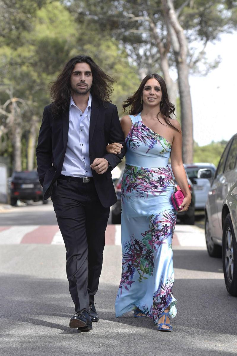 Elena y Guillermo Furiase en la boda de Sara Verdasco y Juan Carmona